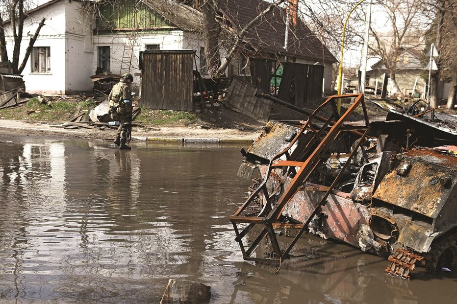 Bucha, tanque, Ucrânia, guerra
