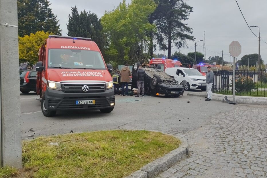 Acidente em Pedroso