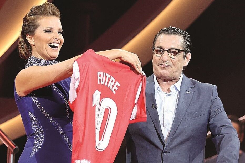 Paulo Futre com Cristina ferreira, na gala do ‘Big Brother Famosos 2’, onde vai ser concorrente 