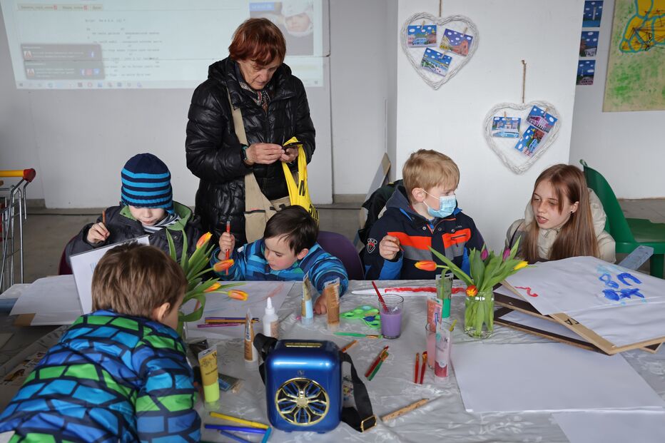 Crianças refugiadas