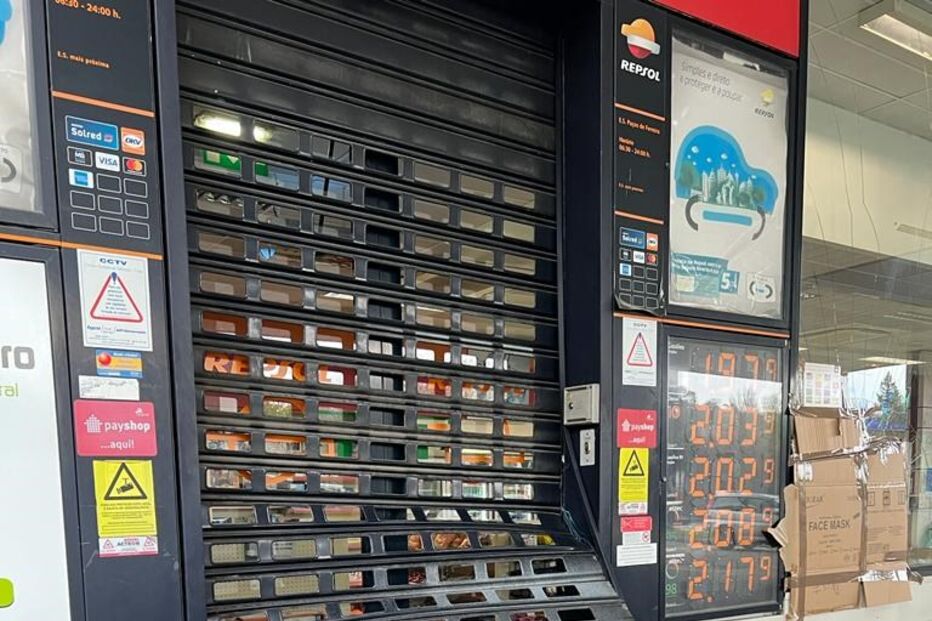 Assalto a posto de combustível em Paços de Ferreira
