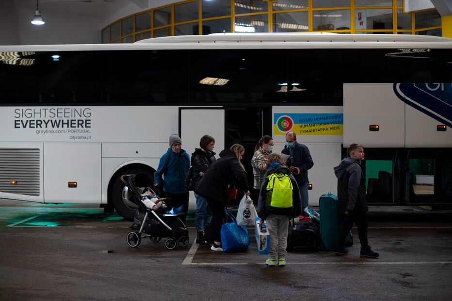 Reportagem família de refugiados ucranianos 