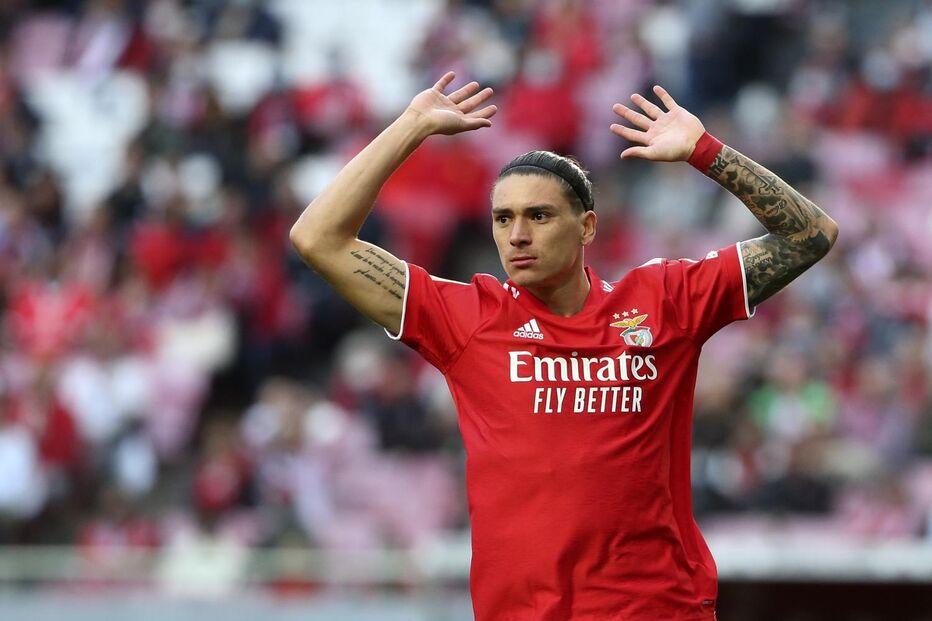 Darwin Núñez, de 22 anos, tem uma cláusula de rescisão de 150 milhões