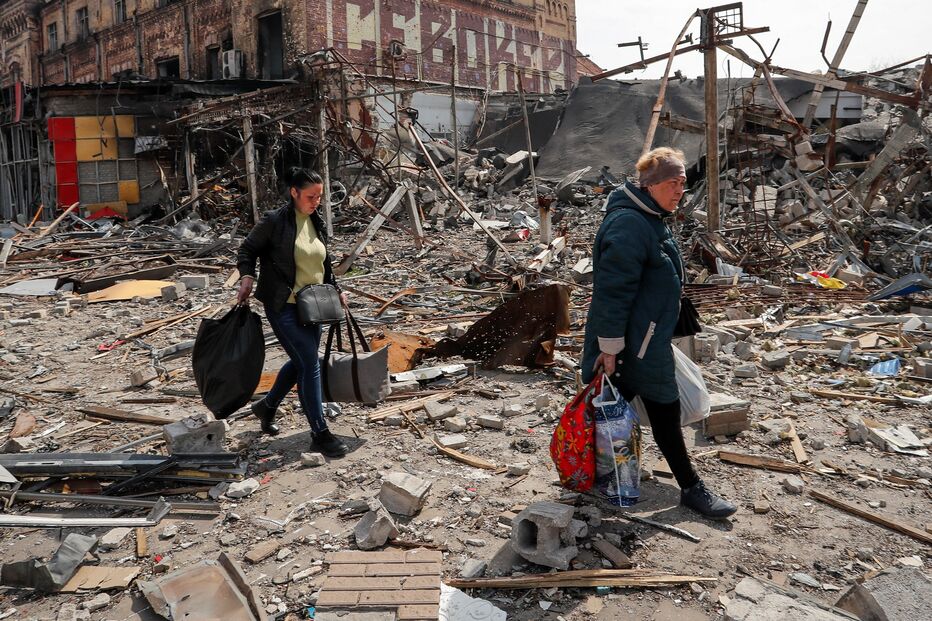 Destruição em Mariupol