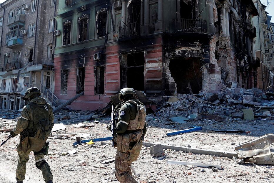 Destruição em Mariupol