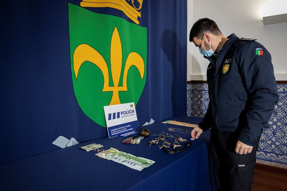 material apreendido, leiria, psp