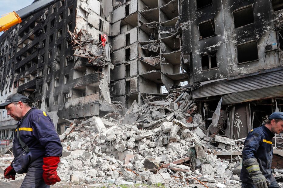 Destruição em Mariupol