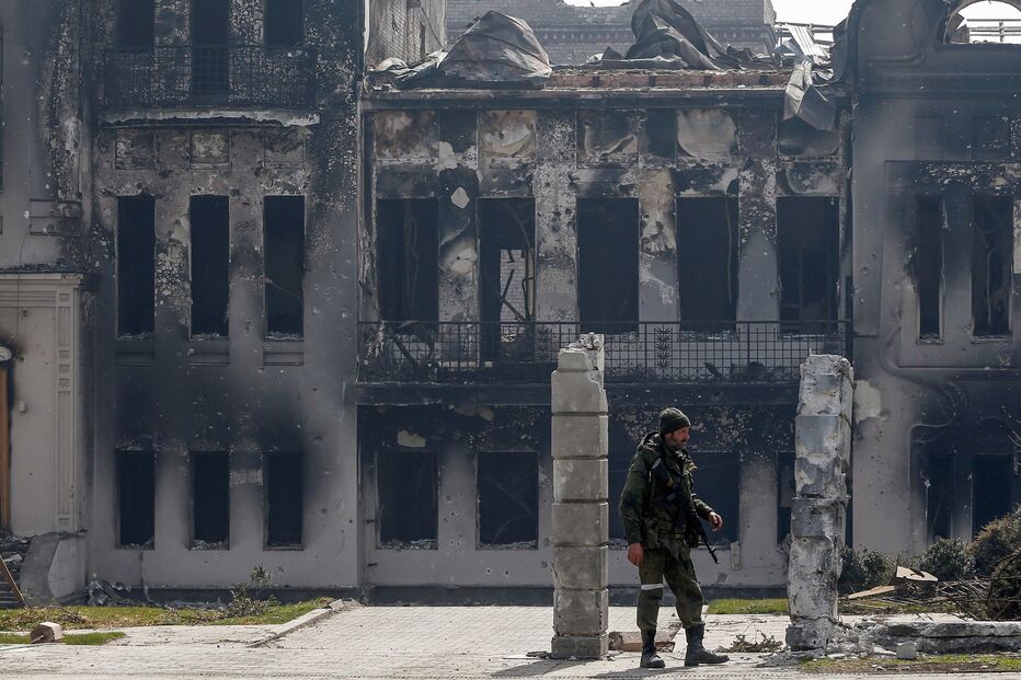 Destruição em Mariupol