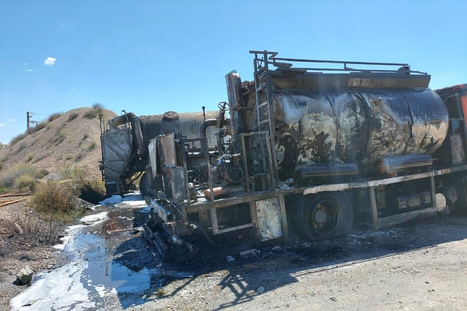 Incêndio destrói três camiões em Ourique