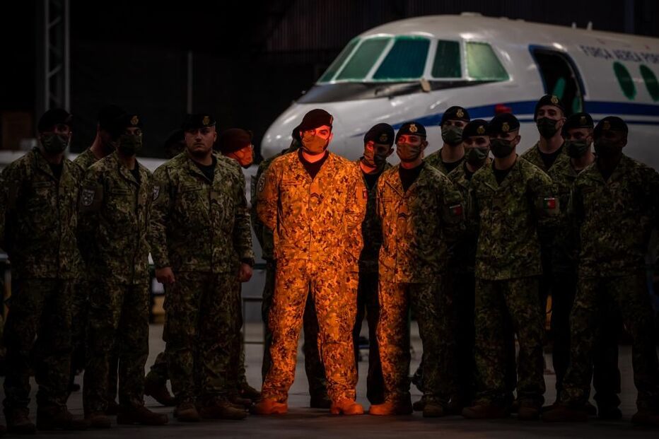 Militares, contingente, missão nato, portugueses