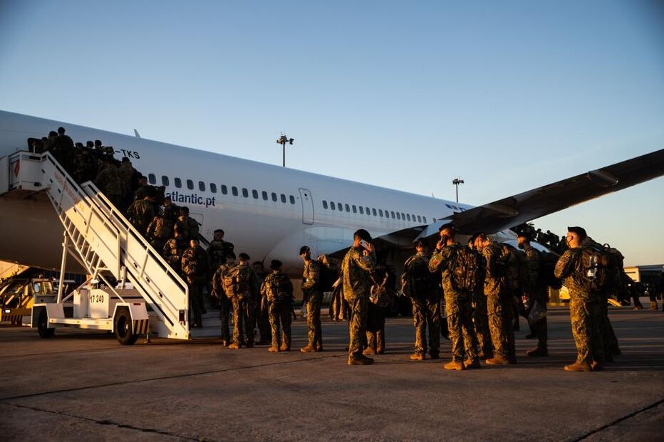Militares, contingente, missão nato, portugueses