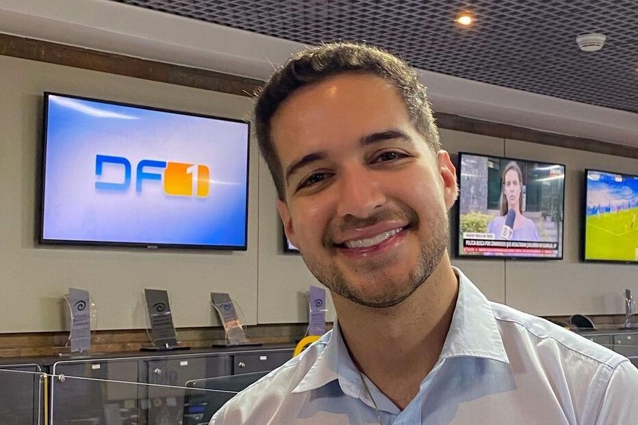 Gabriel Luiz, repórter da TV Globo