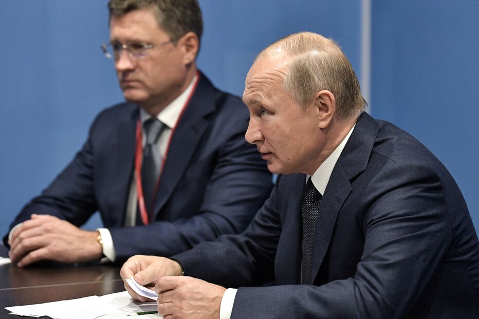 Alexander Novak e Putin