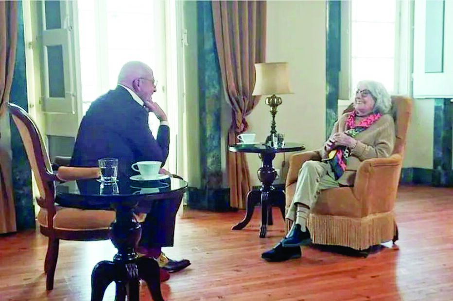 Manuel Luís Goucha recordou a última conversa que tinham tido, há um ano. “Os seus gestos trazem a brisa e o ciclone” 