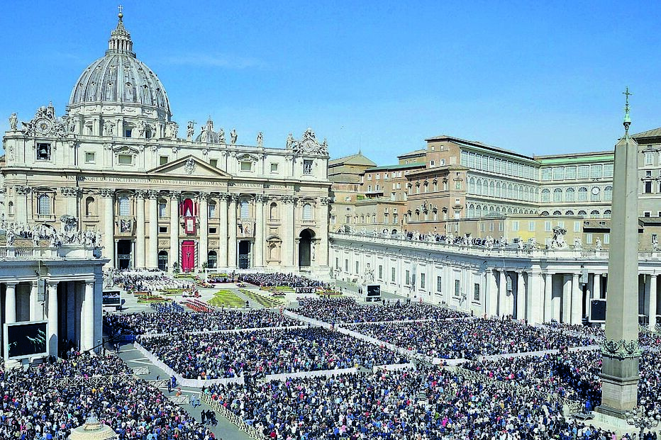 Praça de São Pedro, no Vaticano