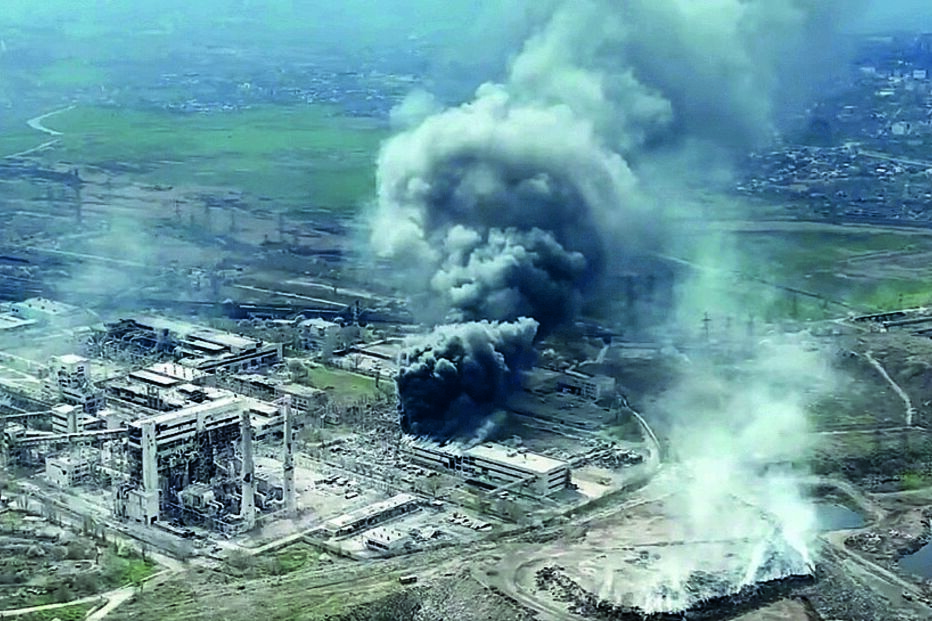 Complexo industrial, Azovstal, Ucrânia, guerra