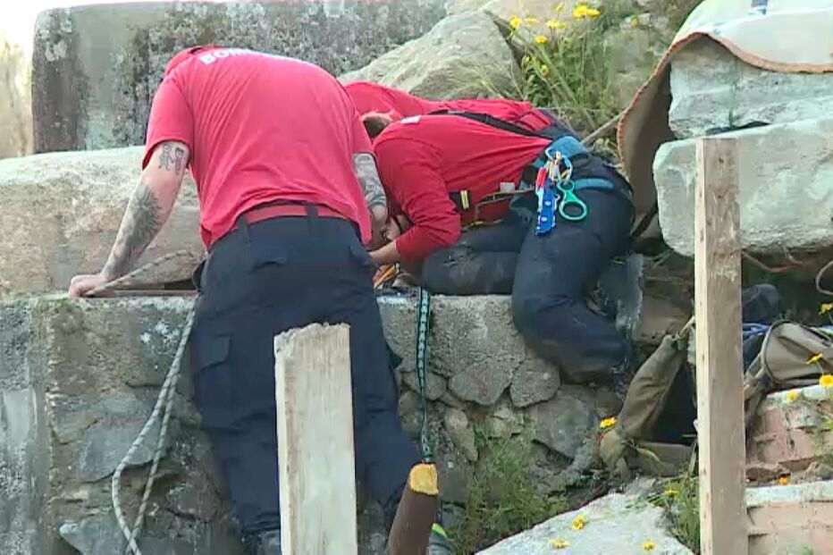 PJ procura dentes e ossos no poço em Vila Verde