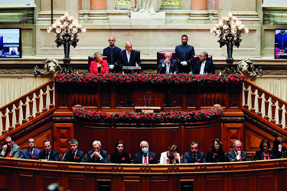 cerimónias, sessão solene, parlamento, 25 de abril