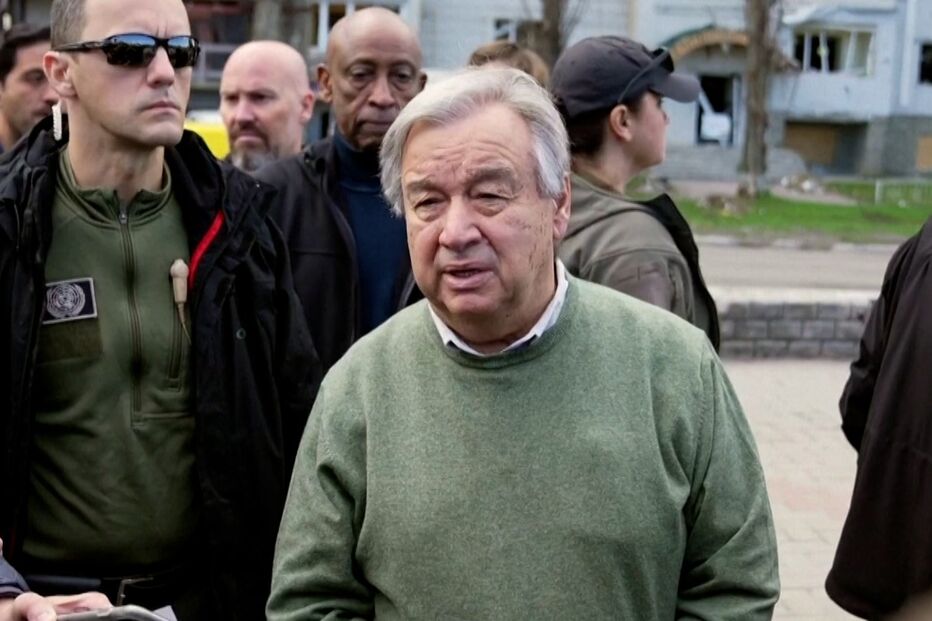 António Guterres na Ucrânia: 