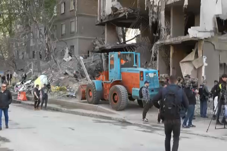 Bombardeamentos em Kiev