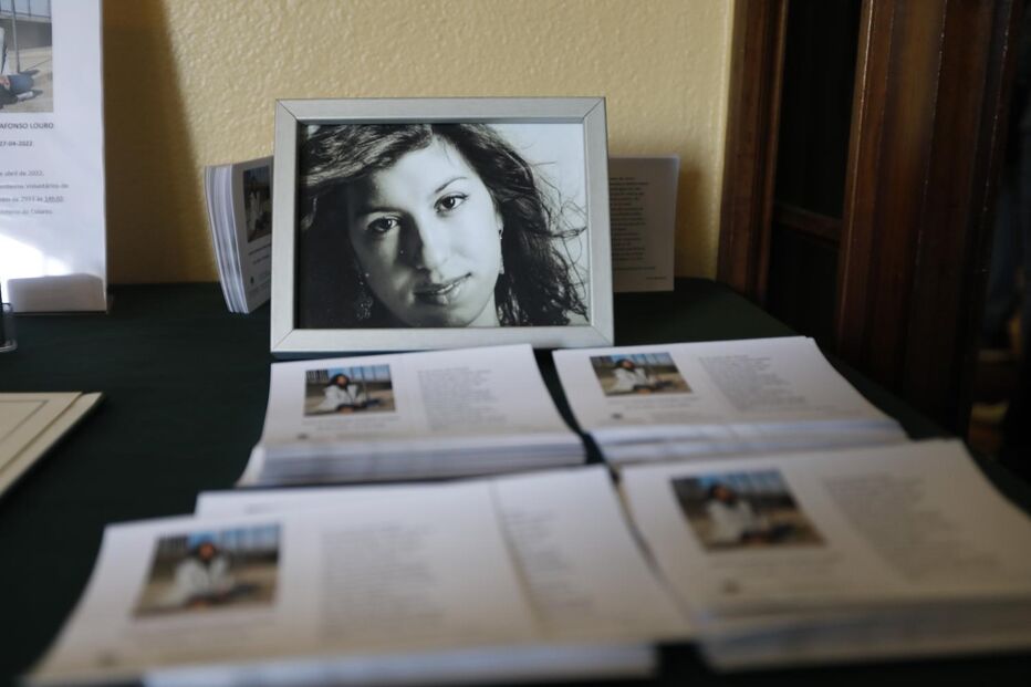 Velório de Marta Louro decorreu nos Bombeiros de Colares, em Sintra