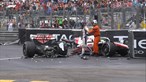 Mick Schumacher sofre acidente no GP do Mónaco e carro parte-se ao meio