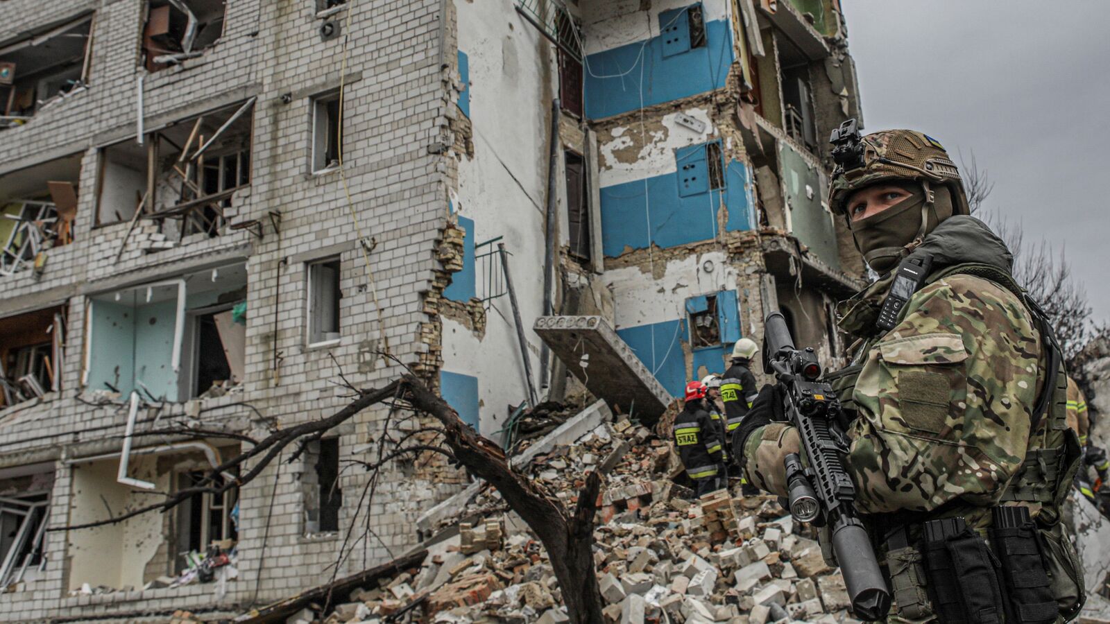 destruição, guerra, ucrânia, invasão russa