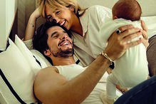 João Montez e Inês Gutierrez com a filha Maria Luísa 