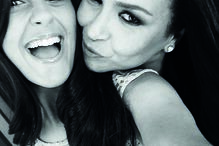 Alberta Marques Fernandes com a filha