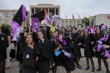 Finalistas, benção das fitas, Lisboa, universidade