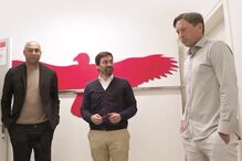 Duarte Beirolas com Luisão a mostrar os cantos do Seixal ao novo treinador 