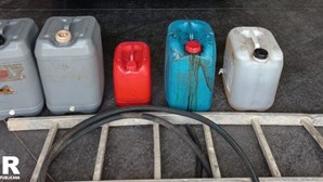 Jovem apanhado em flagrante a roubar 110 litros de gasóleo de camião em Ourém 