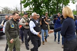 António Costa em visita à Ucrânia
