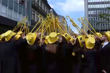 Alunos finalistas em festa no Porto