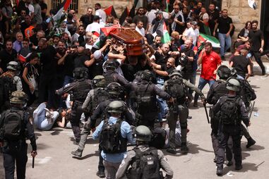 funeral, jornalista, Shireen Abu Akleh, Jerusalem, Israel	