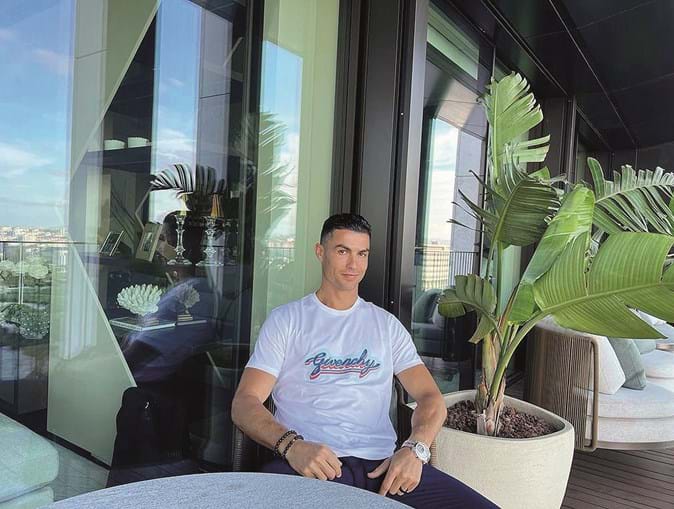 Cristiano Ronaldo esta semana em Lisboa