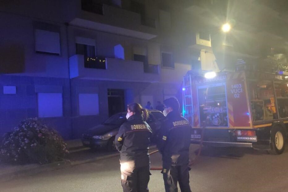 incêndio, Santarém, bombeiros, morte