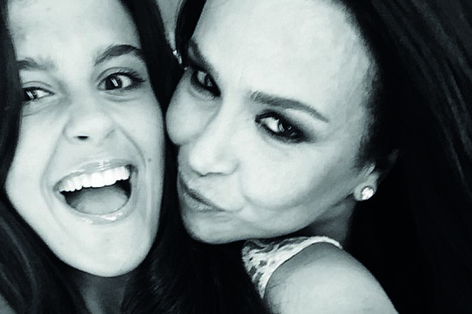 Alberta Marques Fernandes com a filha