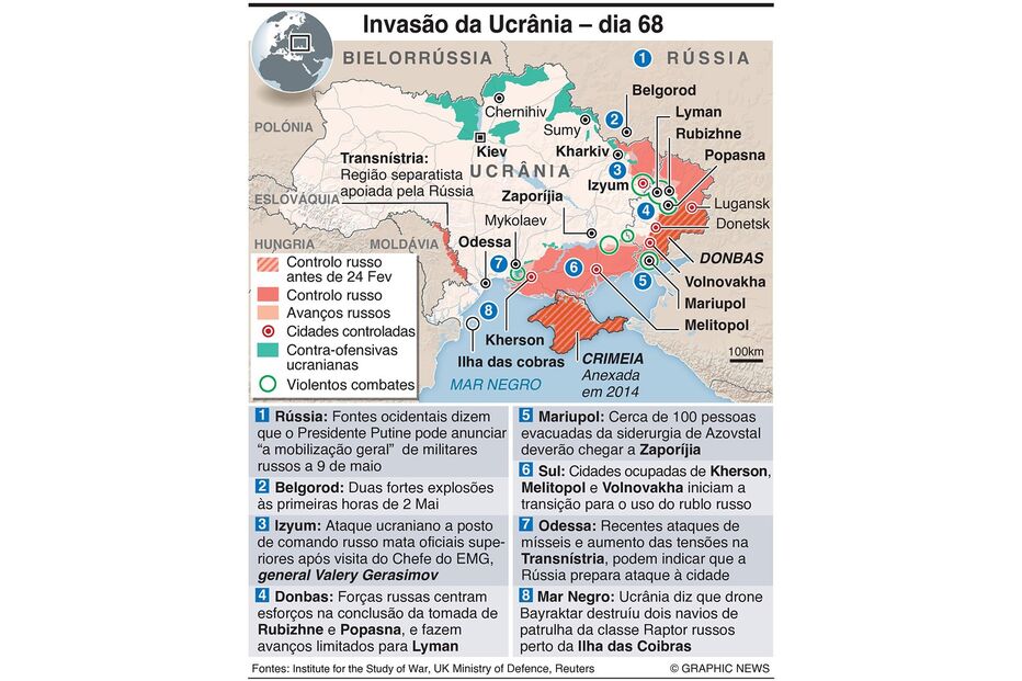 Mapa - guerra na Ucrânia 68