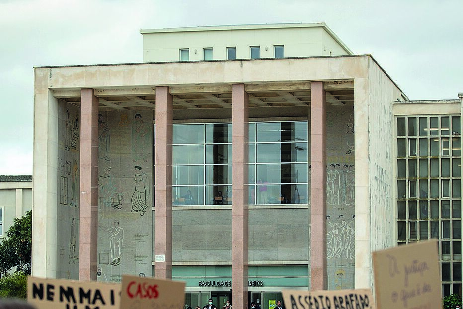 protesto, universidade de lisboa