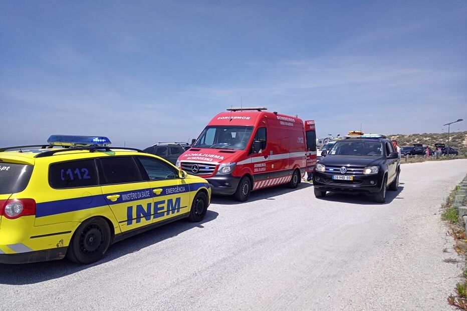 Homem foi salvo esta tarde na praia da Vieirinha em Sines