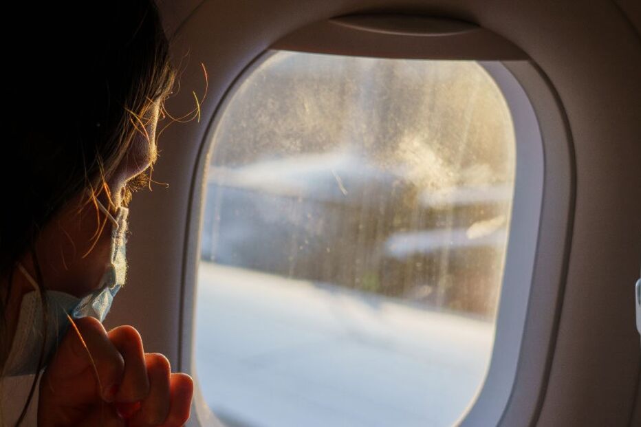 Máscaras em aviões