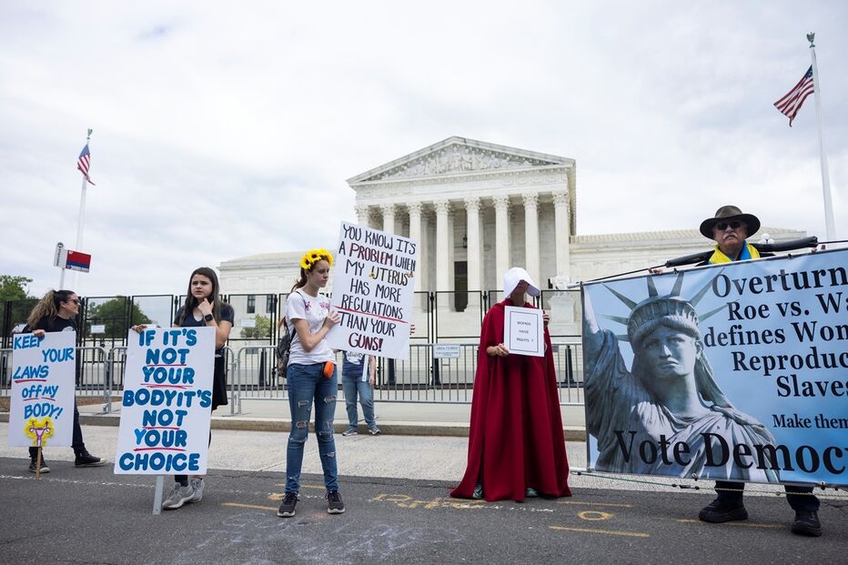 Protestos junto ao Supremo Tribunal dos EUA