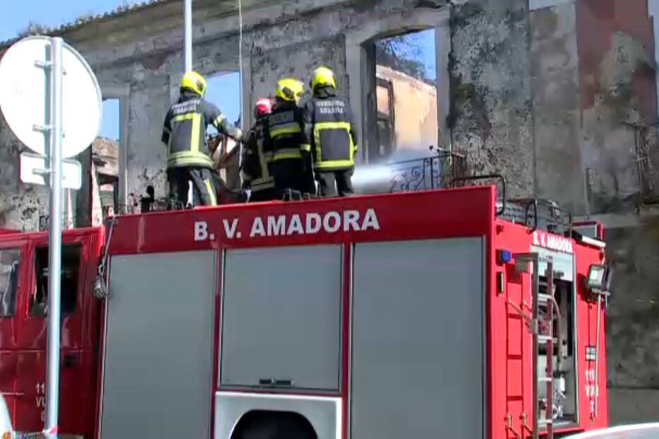 Amadora, incêndio, Bombeiros Amadora