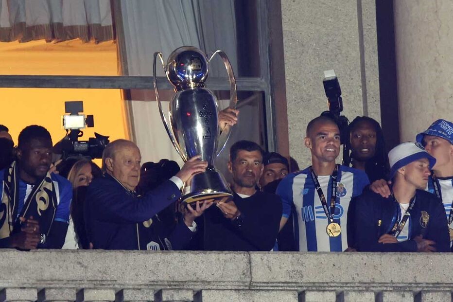 Pinto da Costa nos festejos do FC Porto