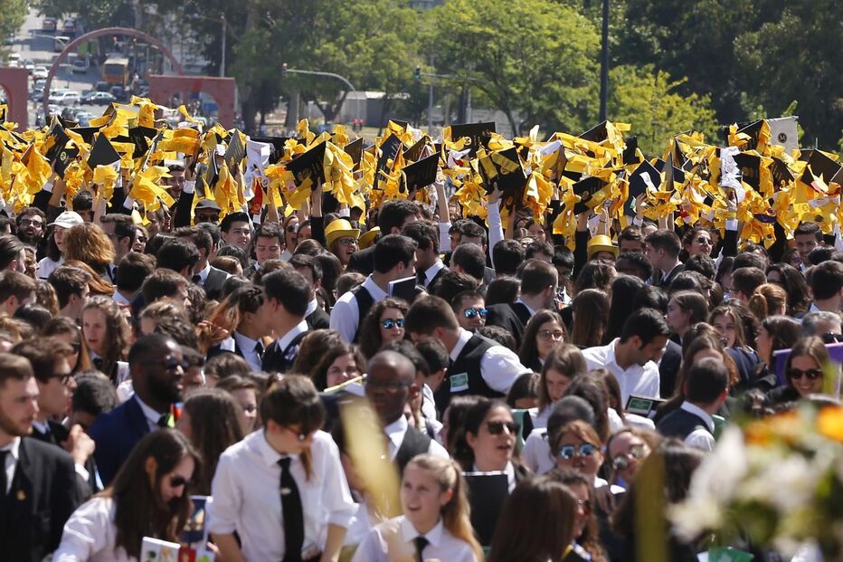 Bênção de finalistas em lisboa