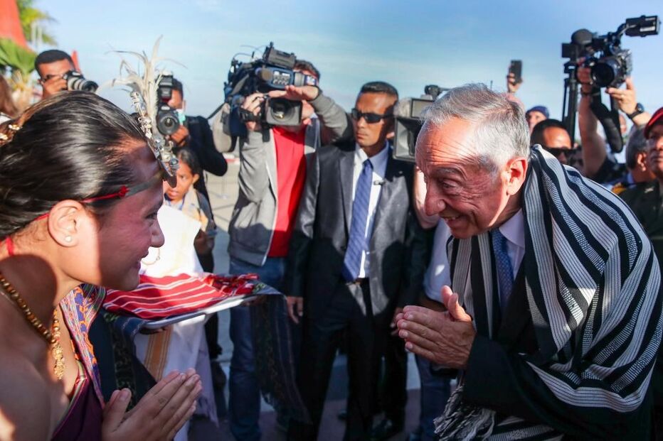 Timor-Leste, Marcelo Rebelo de Sousa, política, visita, Xanana Gusmão, receção, presidentes