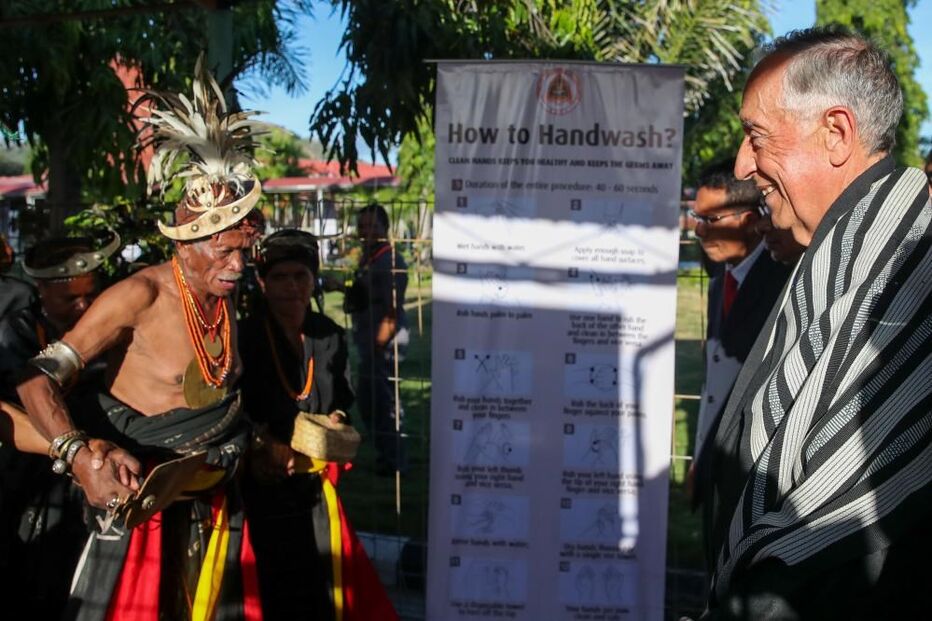 Timor-Leste, Marcelo Rebelo de Sousa, política, visita, Xanana Gusmão, receção, presidentes