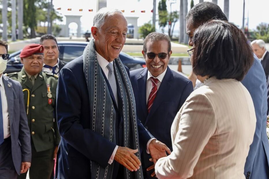 Timor-Leste, Marcelo Rebelo de Sousa, política, visita, Xanana Gusmão, receção, presidentes