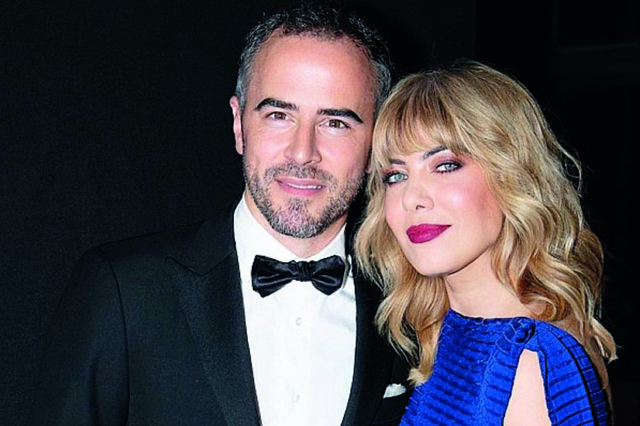 Raquel Strada com o marido, Joaquim Fernandes